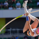 Sandi Morris competes in the women's pole vault qualifying during the US Olympic Team Trials